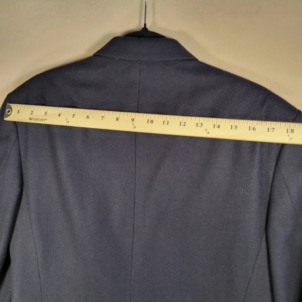 Oscar De La Renta Blazer‎ Cashmere Blend Navy Size 38S